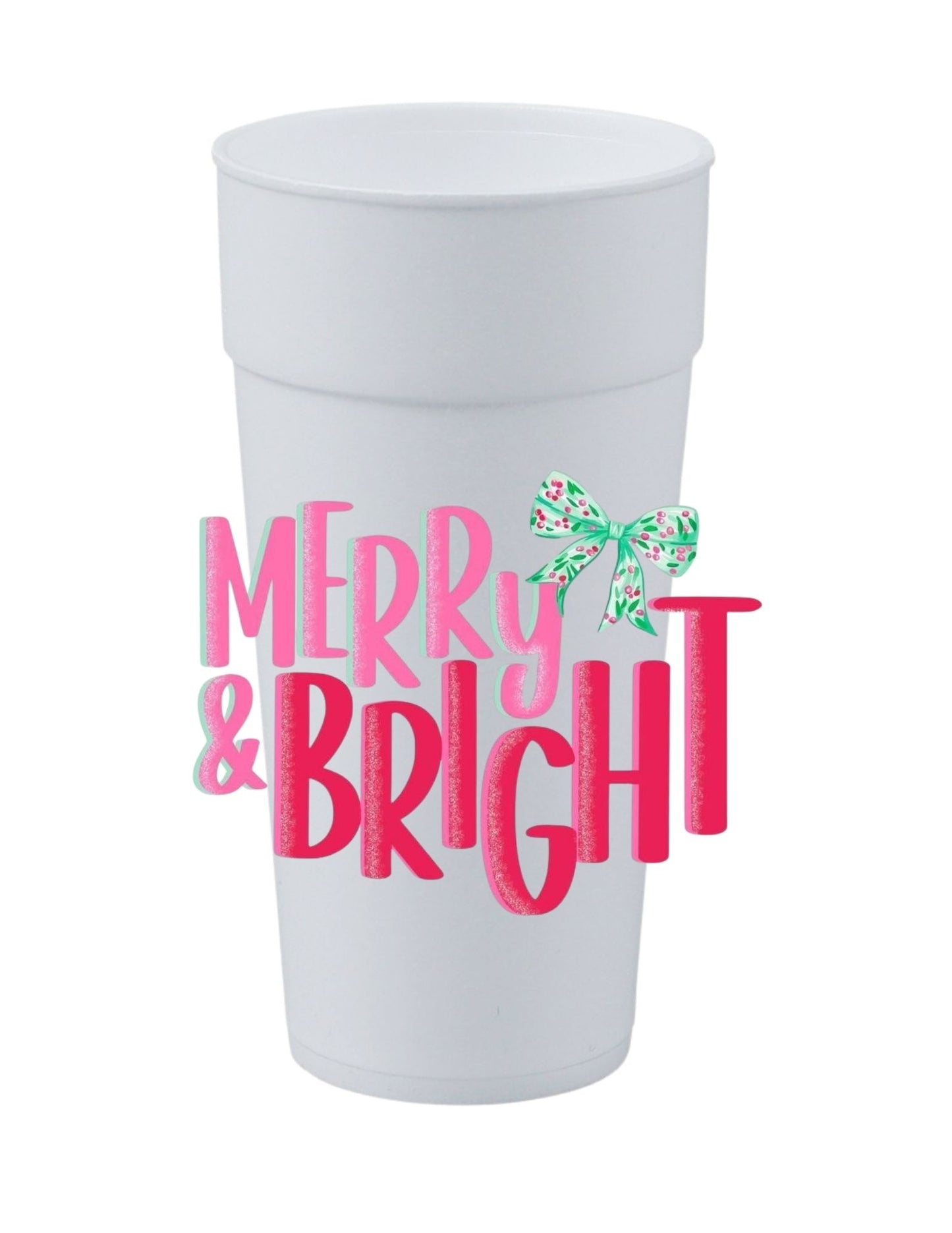 Merry & Bright Bow Cup