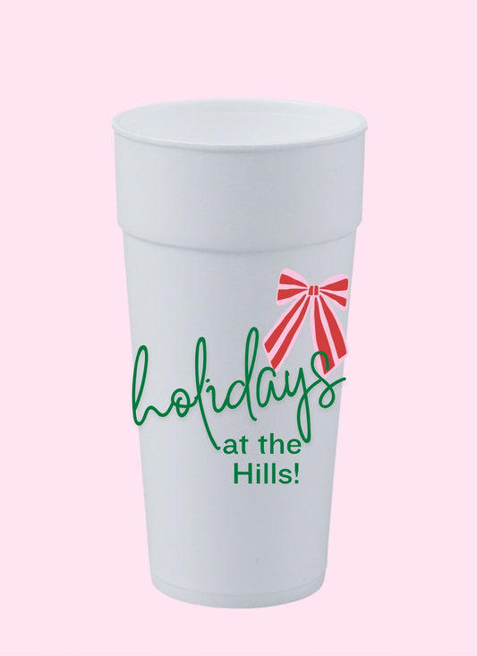 Holiday's at the (Insert Name) Cup